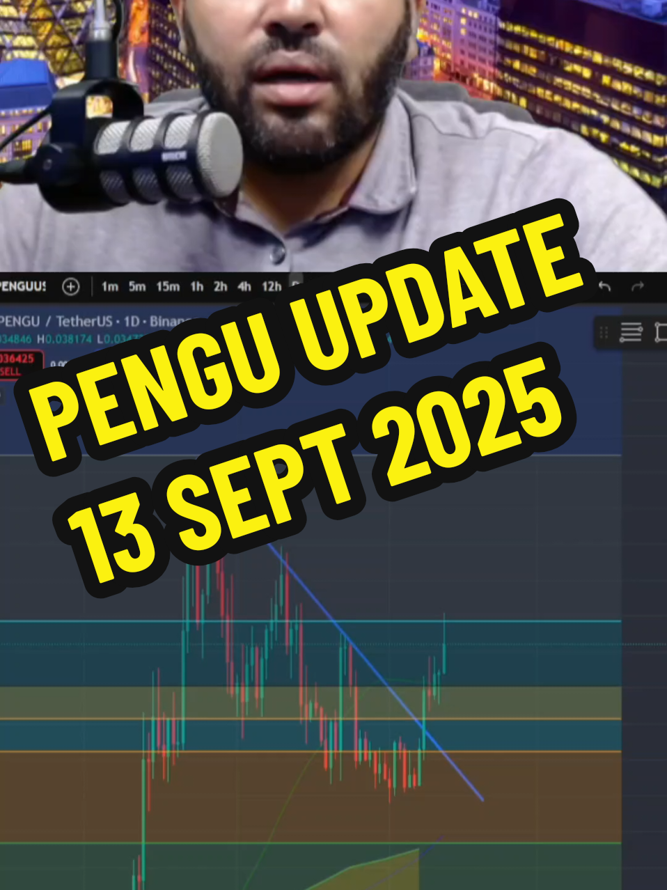 #PENGU update 13 SEPT 2025 #fyp #cryptok #cryptoinvesting #cryptotrading 