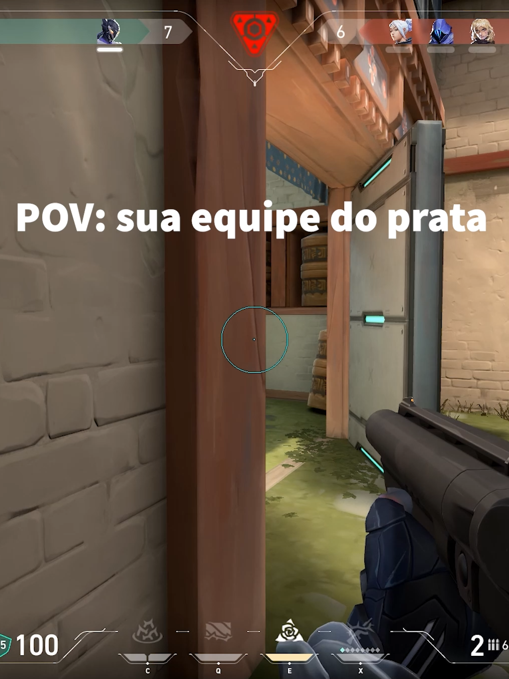 pov: sua equipe no prata #Valorant #humor #meme #valorantgaming #pov #fyp #fy #viral