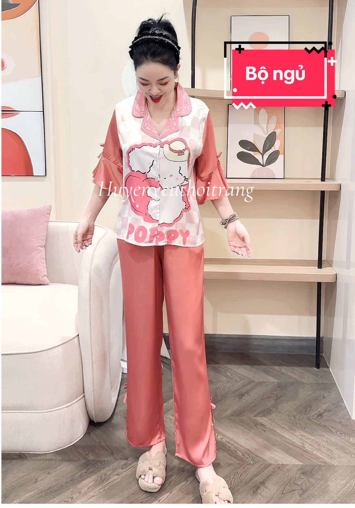 Bộ ngủ lụa #xuhuong #bongu #bonguxinh 