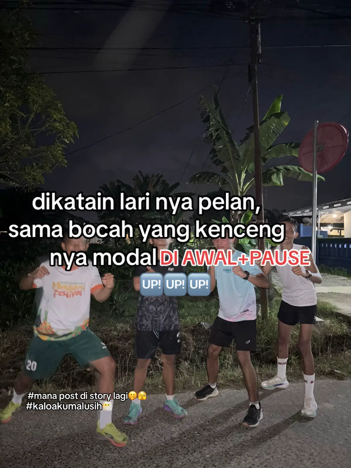 #pelarikonten #fypviralsound #binsikbareng #katakata #Running 
