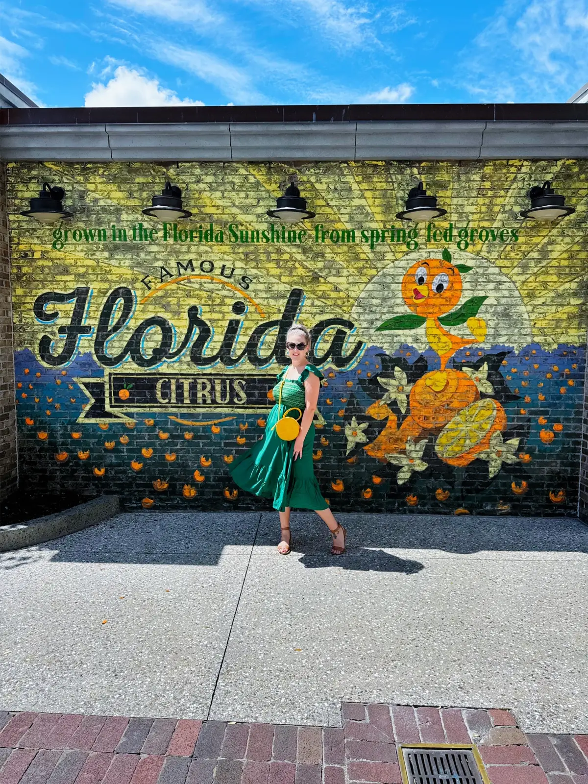 Florida girlie forever 💚 A fun Disney Springs day in the perfect @allegrakfashion dress 👗 #allegrak #AKcircle  Save 15% with code: NOSTALCHICK 👗: 1150 SKU: a22092700ux0949  Boho Square Neck Ruffle Tiered Flowy Smocked Midi Dress Sundress Fits as expected