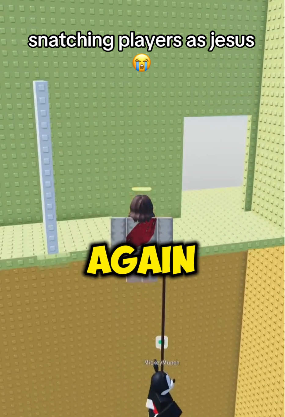 mickeys scream is insane 💀 #roblox #funny #trolling #prank #comedy 