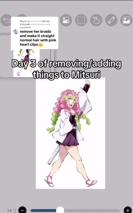 Replying to @•~━━━━✿ℓα∂у ƒυяιηα✿ฺ━━━━━━~• #fyp #mitsuri #mitsurikanroji #drawing 