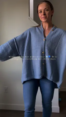 Winter vibes as a sweater/cardigan! I usually am a small. I sized to a large for an oversized look. #sweaters #sweater #cardigan #cardigans #cardiganoutfit 