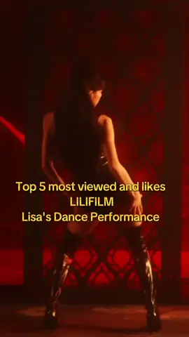Top 5 most viewed and likes LILIFILM Lisa's Dance performance #Lisa #Lilifilm #Lloud #fyp #nabimon 