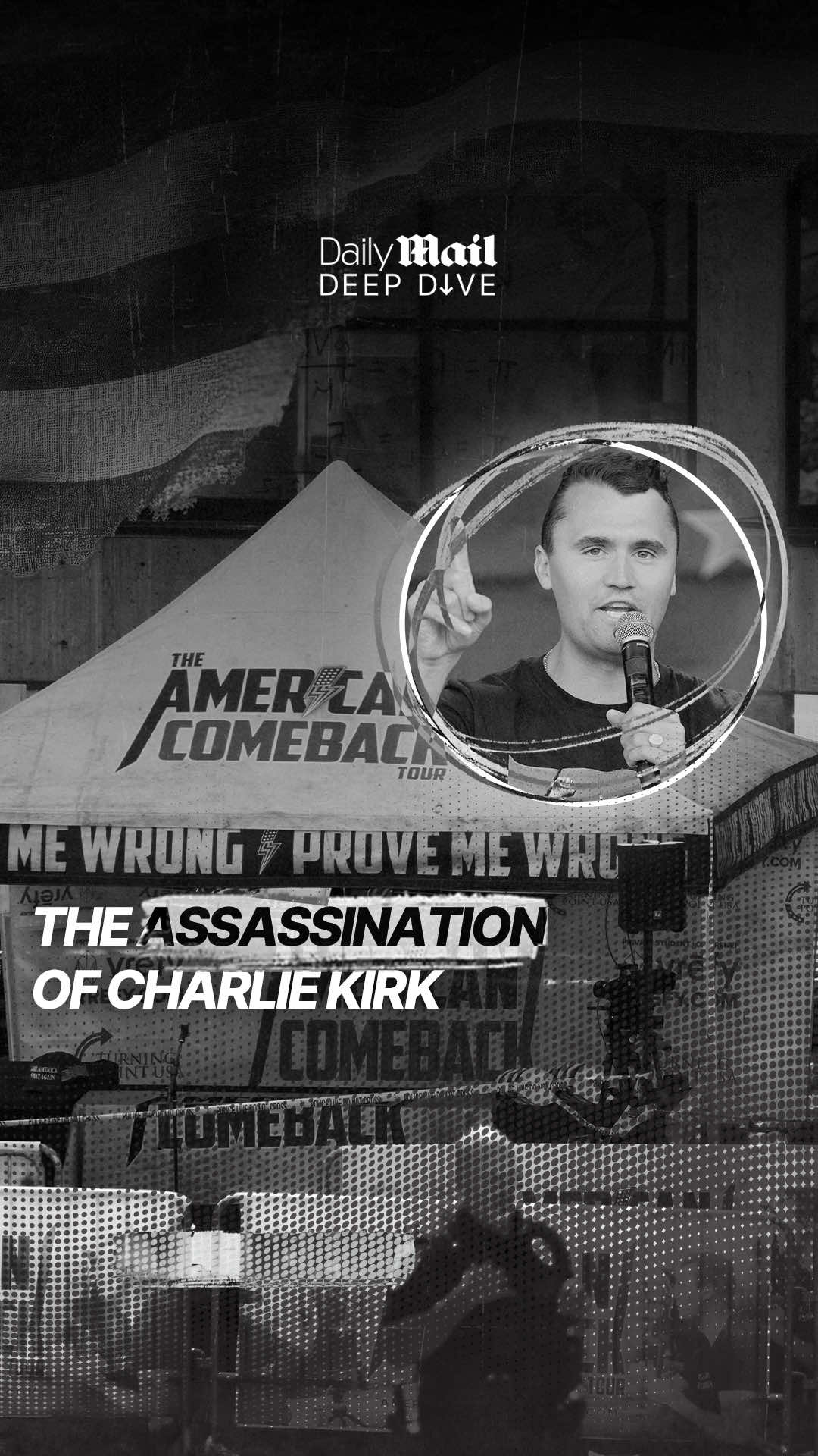 The assassination of Charlie Kirk  #dailymail #charliekirk 