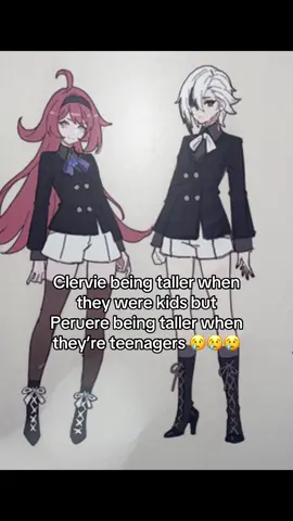 Height difference now be like. 180 cm and 6 feet under 😂😂😂😂😂😂😂😂😂😂😂😂😂😂😂😂😂😂😂😂 #fatui #genshinimpact33 #arlecchino #yuri #clervie 