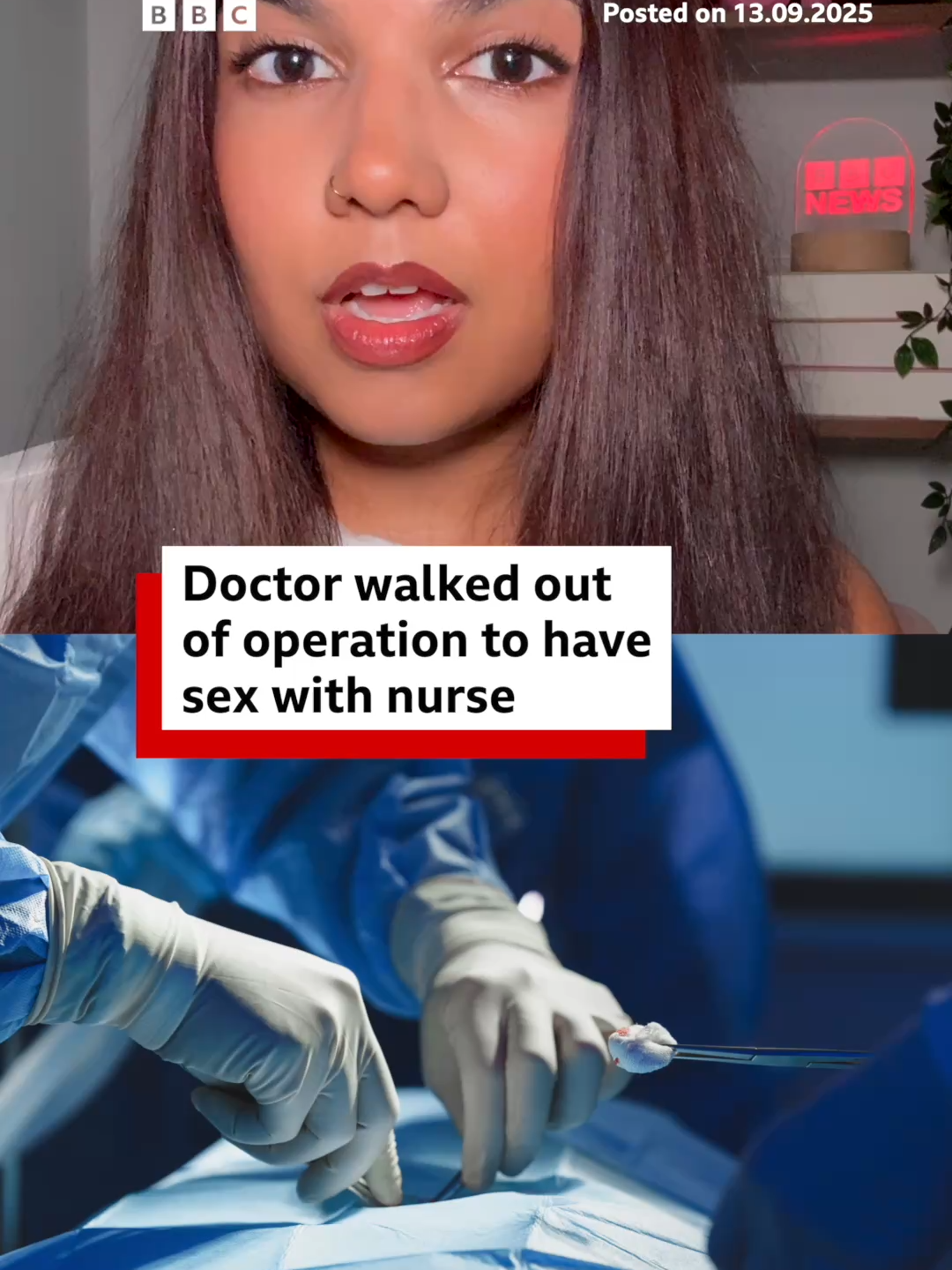 The consultant anaesthetist said he needed a 