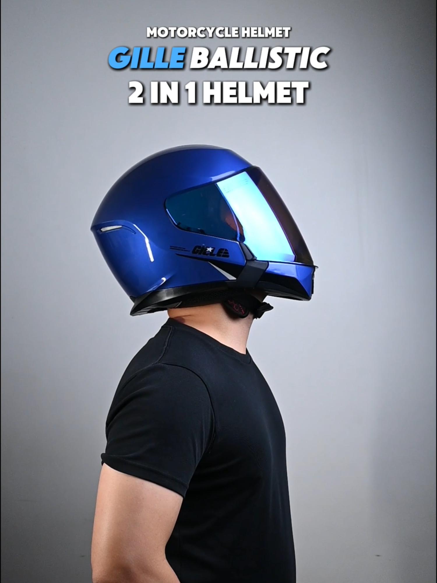 Motorcycle Full Face Helmet Gille Ballistic #helmet #motorcyclehelmet #fullfacehelmet