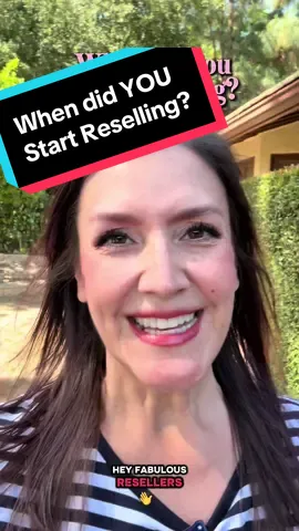 When did you start reselling? #resellingcommunity #reseller #ebayseller #poshmark #resellerlife 