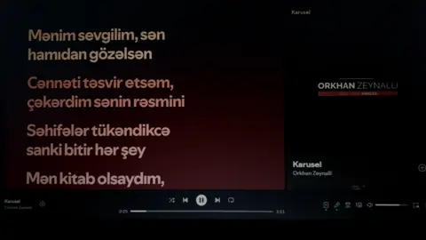 Orxan Zeynallı- Karusel #spotify #Love #fyppppppppppppppppppppppp #orxanzeynalli #keşfet 