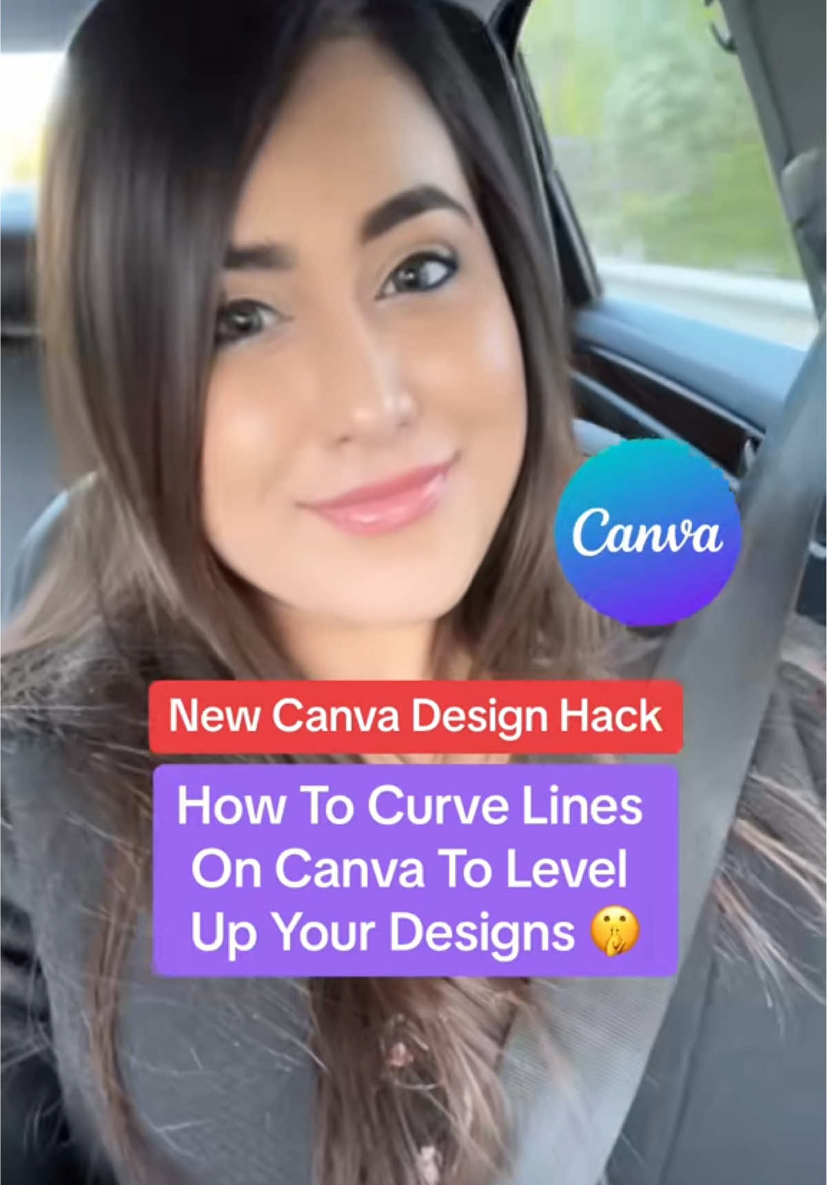 Canva Tutorial - How To Curve Lines On Canva & Make Cute Design Elements To Level Up Your Canva Graphics 🥰 #canvatips #canvahacks #canvatutorial #canvaforsmallbusinesses #canvaforbusiness 