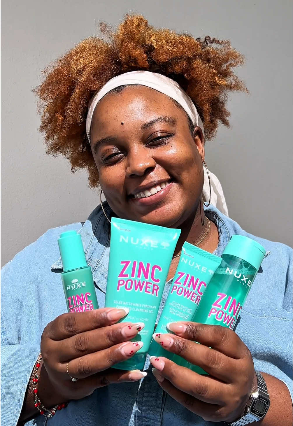 Say hello to your new super skin 🤩 Dermatologically tested, the Zinc Power routine targets all types of imperfections : spots, blackheads and marks 🫧 The results ? Purified skin, with refined texture and enhanced radiance - @Déborah | Créatrice de vibes ✨  #Nuxe #ZincPower #ClearSkin #AntiBlemish #SpotControl #AcneProneSkin #CombinationSkin #OilySkin #Acneskincare #Acne #SkincareRoutine #Skincare #Skintok #Beauty #BeautyTok 