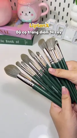 Set cọ makeup 14 cây đủ loại để trang điểm luôn, từ cọ nhỏ đến cọ lớn đầy đủ luôn nha mấy bà, giá siêu hạt dẻ tham khảo liền nha #bocomakeup #setcotrangdiem #setcomakeup #cotrangdiem #comakeup 