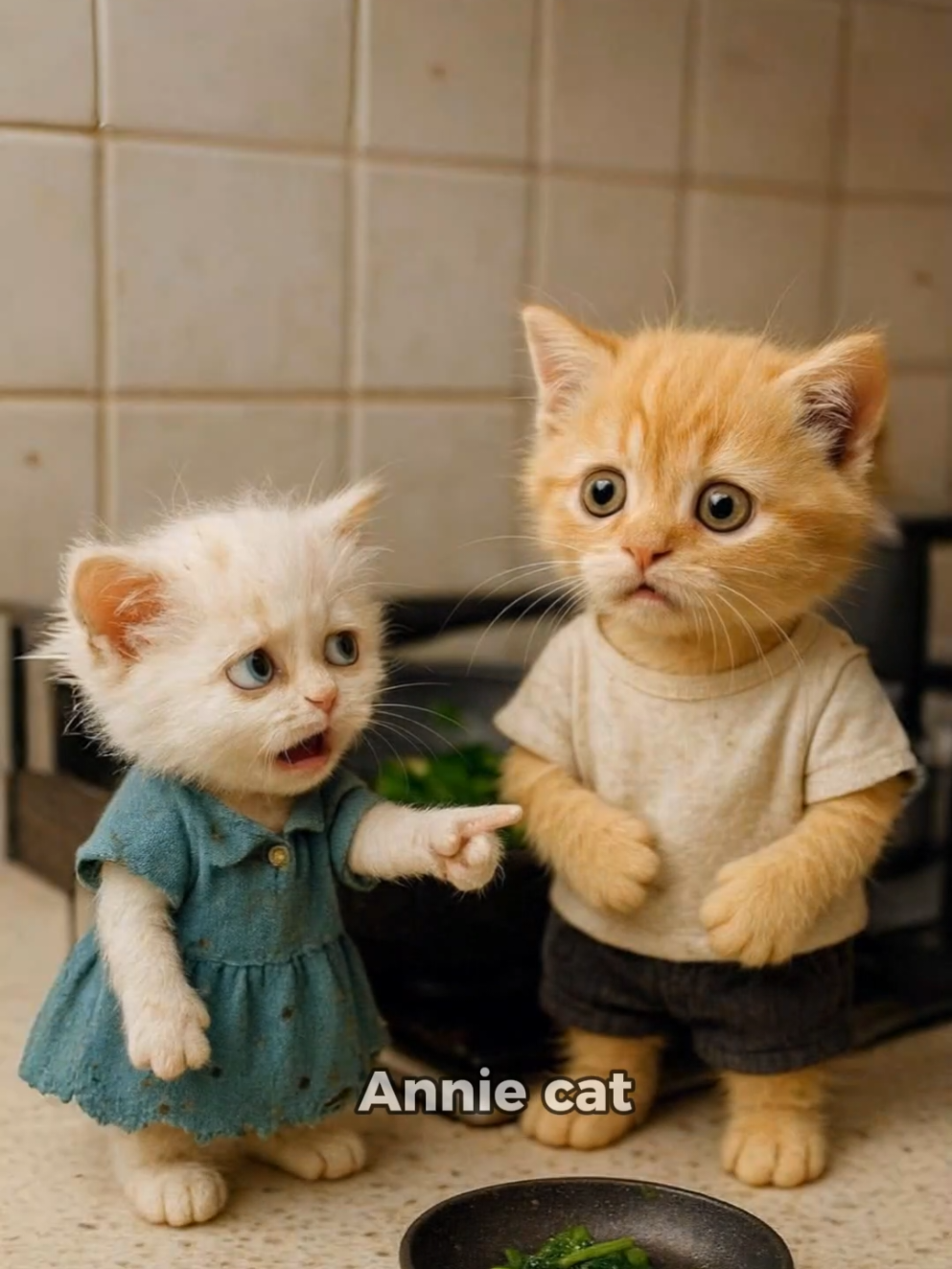 The cat played with him and knocked over the precious honey jar.#cartoon #sad #aicat #poorcat #cat #ai #viral #foryoupage #animation #fyp 