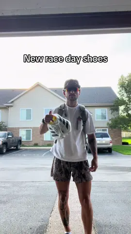 Time to break them in #strava #fyp #marathon #adidas #Running 