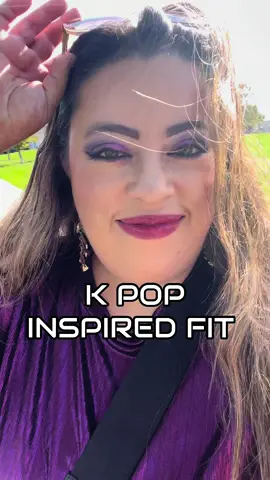 I believe #kpop #outfit #purple #rumi 
