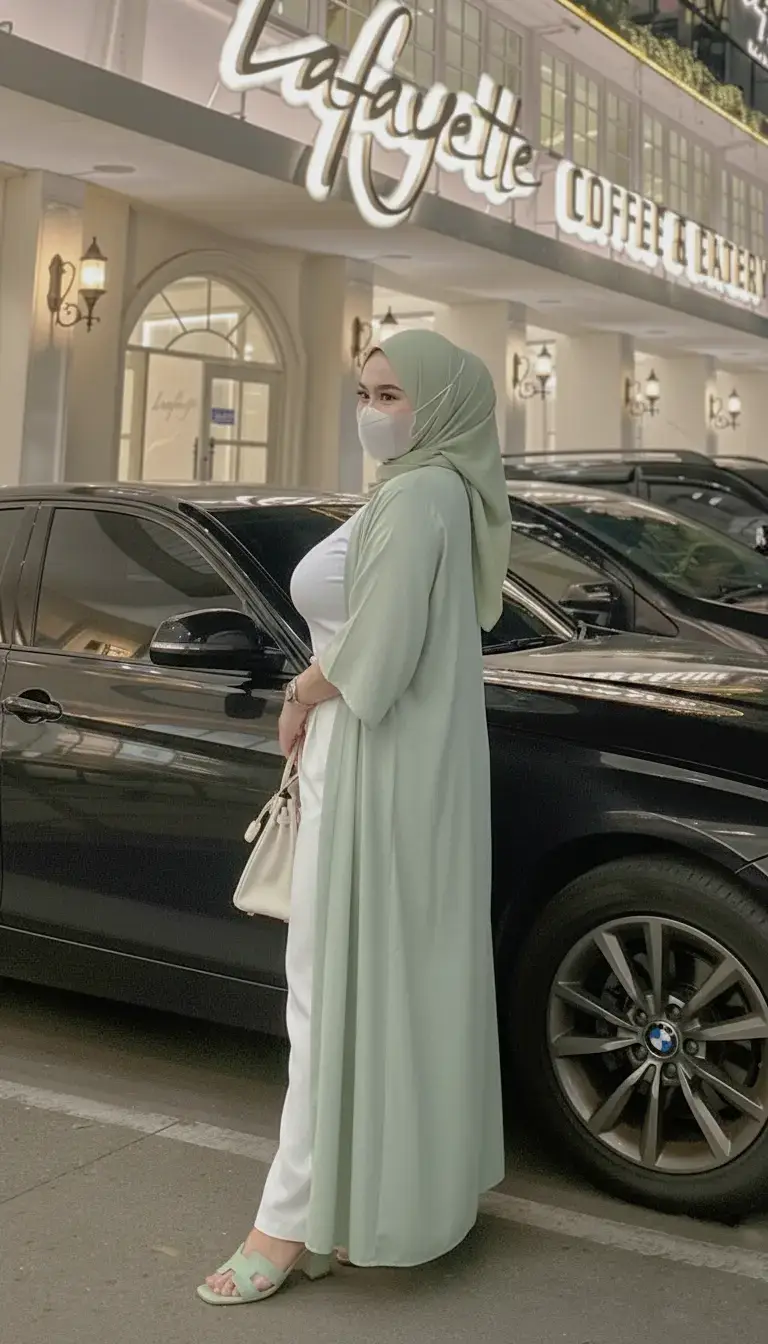 Ootd feminim buat ngafe cantik #OOTD #trend #feminine #fyp #creatorsearchinsights 