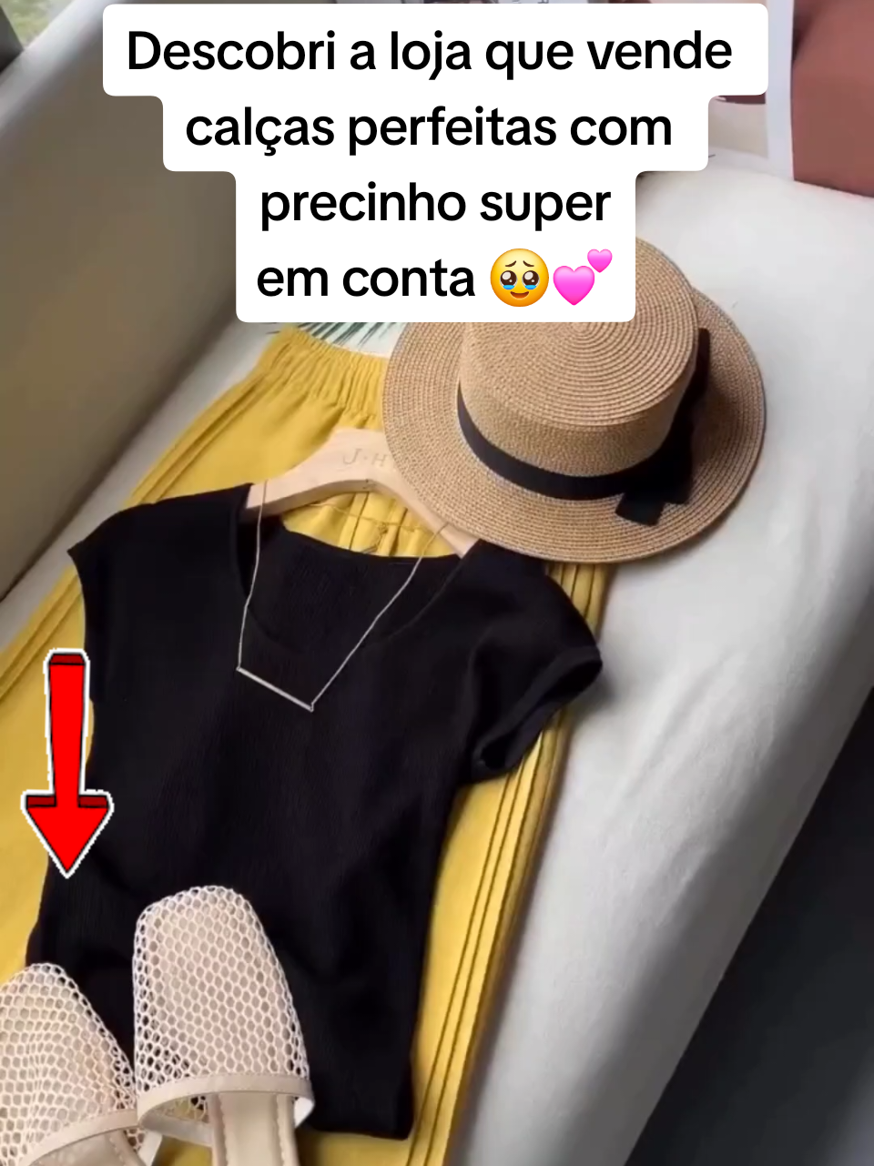Achei na shopee comente QUERO para receber Link  Siga o Perfil @achadinhoslive para receber o link corretamente. O Link para compra também está nos: ♥️ Stories  Calças feminina casual em tecido linha, jeans, sarja, lisa estampa listrada pantalona assimetrica verão #calça #calças #LIVEIncentiveProgram #MyLIVEJourney #PaidPartnership 