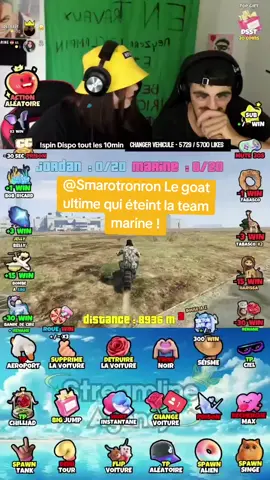 Un énorme merci un Smarotronron le goat qui a éteins la team marine ! #foryou #pourtoi #fyp #gta5 