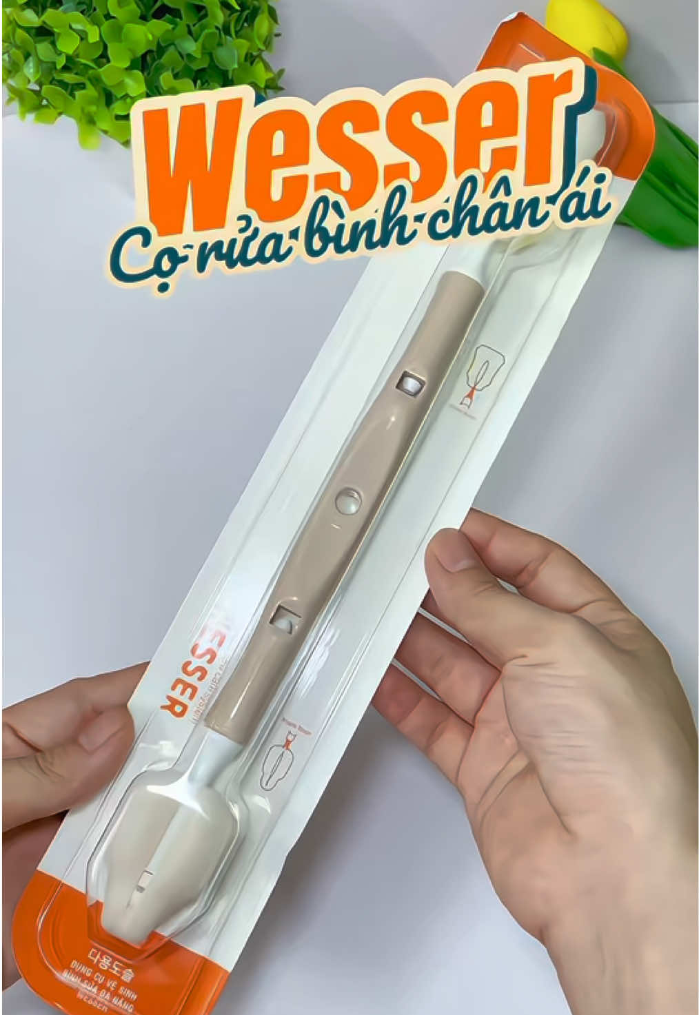 CỌ RỬA BÌNH SỮA WESSER 2 ĐẦU #mtushop #coruabinhsua #coruabinh #coruabinhwesser #chobe #embe #sosinh #mebimsua #mevabe #mebimchamcon #xh #xuhuong #viral 
