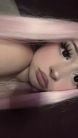 I love you so I can never let you go #forupageシ #pinkwig #contactlenses #makeup 