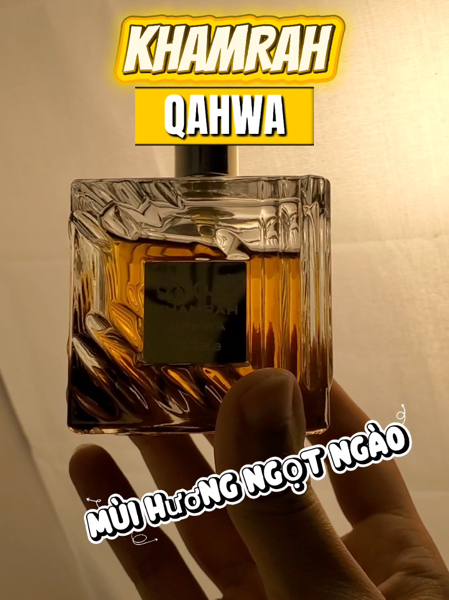 Lattafa Khamrah Qahwa , mùi hương unisex mở đầu cay nồng và rất ngọt ngào, lưu hương cực lâu. #duongvu101 #lattafa #khamrahqahwa #nuochoaunisex #tinhkangotngao 