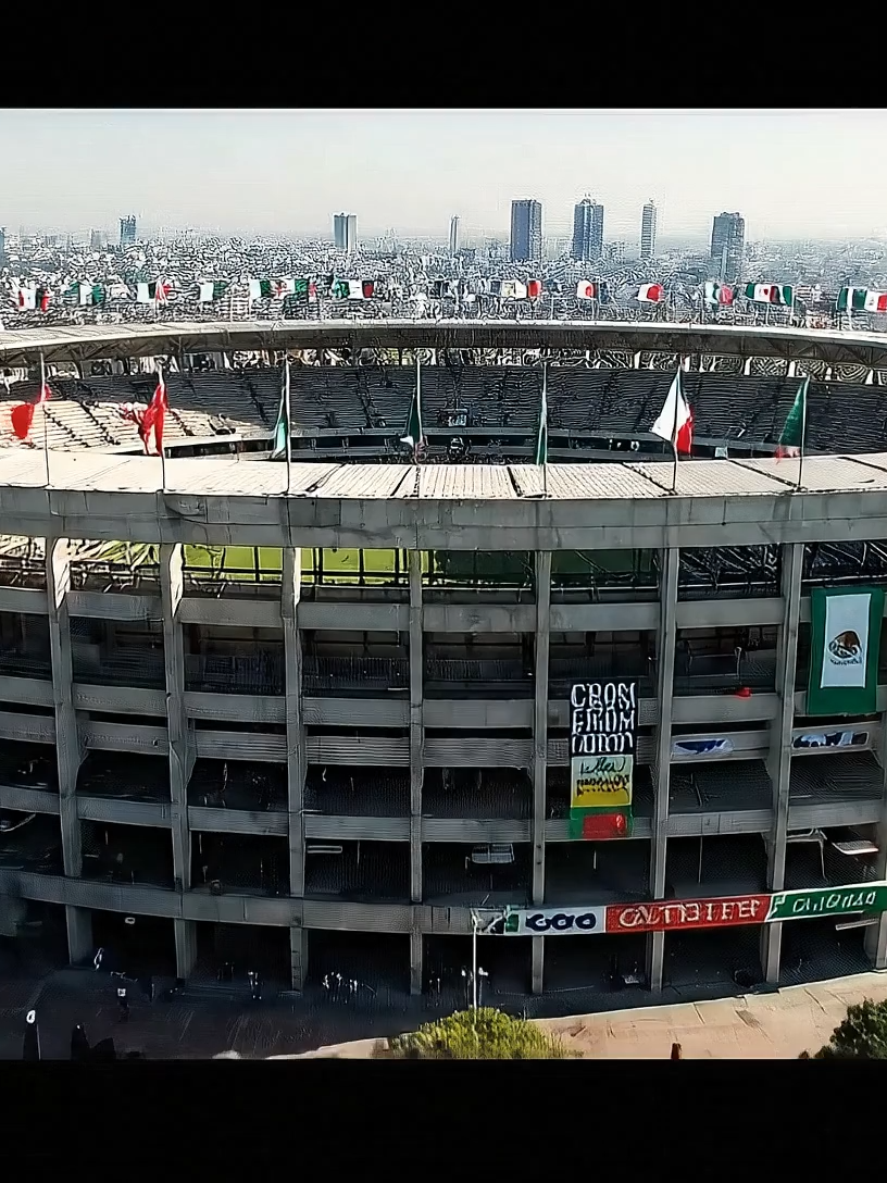 The roar of 120,000 fans. Estadio Azteca, 1986. 🇲🇽⚽ Do you remember the glory? #Azteca1986 #WorldCupHistory #MexicoFutbol #FutbolRetro #WorldCup #ForYou #FYP #EstadioAzteca