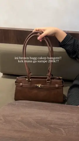 kagettt bgtt modell kayak gini ga sampe 200 ribuu lohh 🤯😱 #OOTD #outfitcheck #rekomendasitas #brownbag #tascoklat 