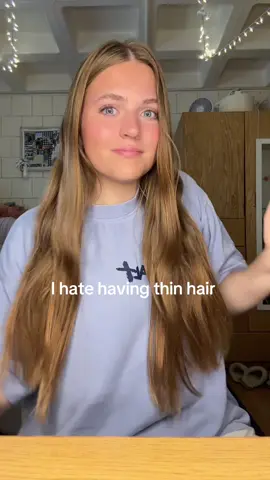 But this form water is making it thinner #fyp #college #thinhair