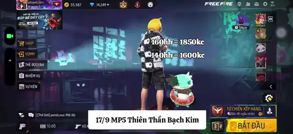 Quay Vòng Quay Chế Tác Ma Búp Vê Và Skin Mp5 Thiên Thần Bạch Kim#sangjuno #sgmnetwork #nhasangtaoff #freefire 