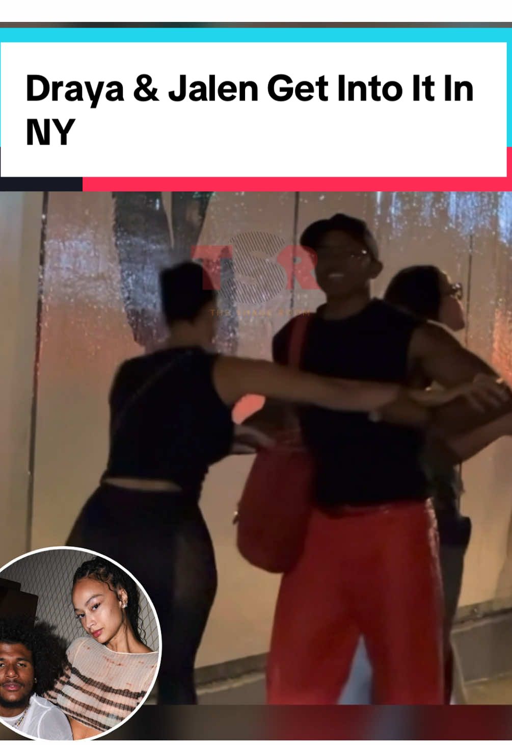 #PressPlay: #DrayaMichele and #JalenGreen were spotted getting into a heated confrontation after a New York Fashion Week party. (📸: Shutterstock, Getty Images) #TSRStaffLG 