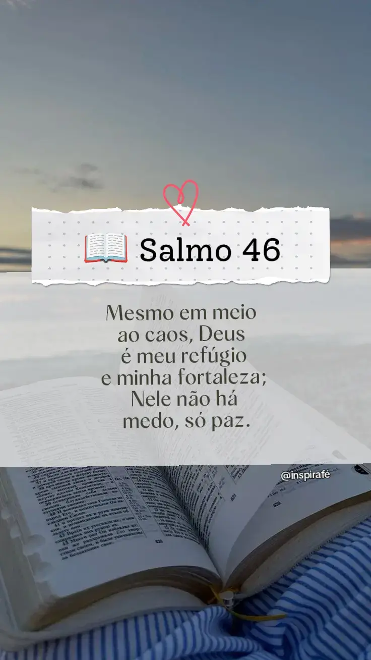 #DeusÉRefúgio #salmo46 #motivacional 