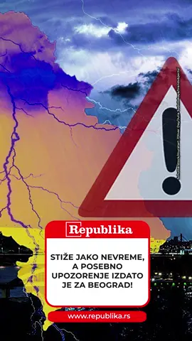 #nevreme #kisa #vremenskaprognoza #vesti #republikanews 