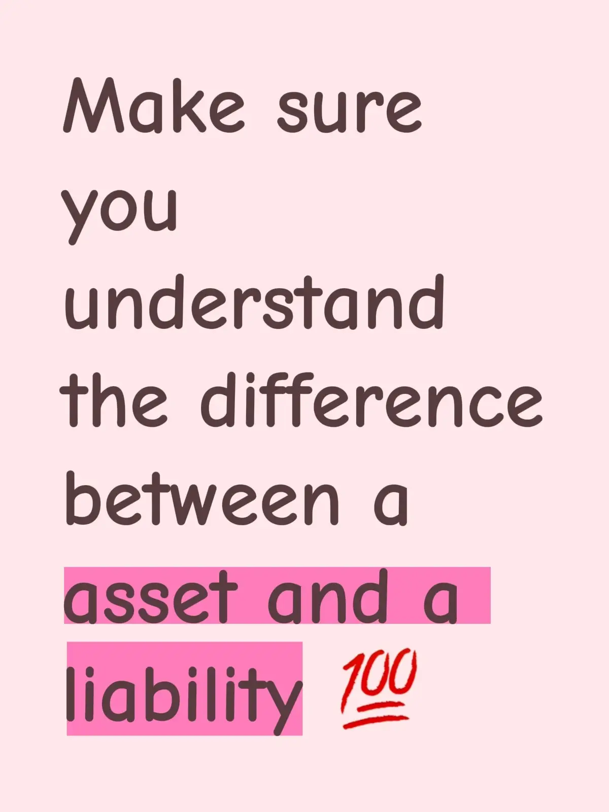 A asset puts money in your pocket. A liability takes money from your pocket ‼️ #FinancialLiteracy #TikTokLearningCampaign 