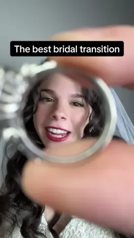 Not perfect, but so fun 💍 The best bride transition created by @Bex 🧚🏻‍♀️  #iwouldlikearing #wheresmyhusband #weddingtok #bridetok #transitionchallenge 
