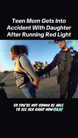 This young mother gets into an accident with her daunting after deciding to run a red light full police bodycam #police #bodycam #policeofficer #cops #charliekirk 