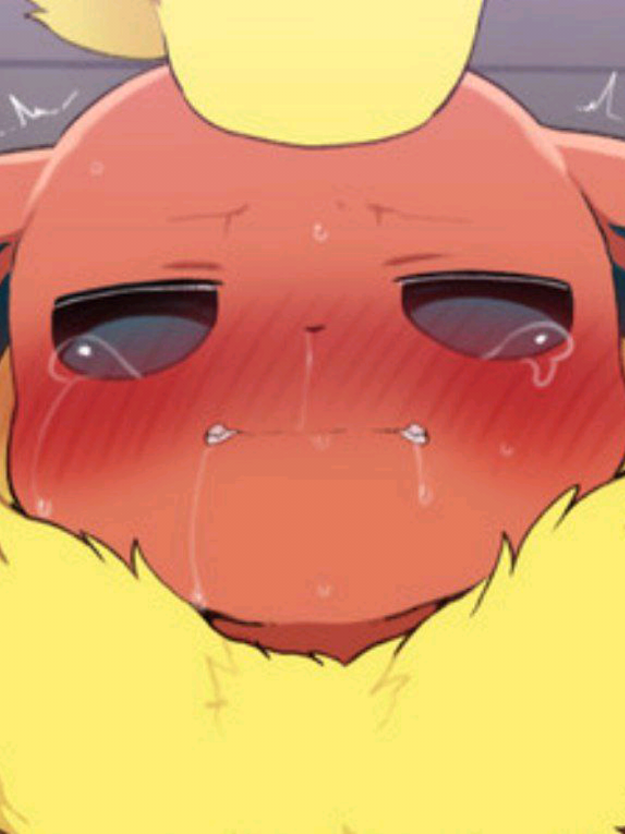 Flareon running in circles #eevee #flareon#Pokemon #eeveelution #meme 