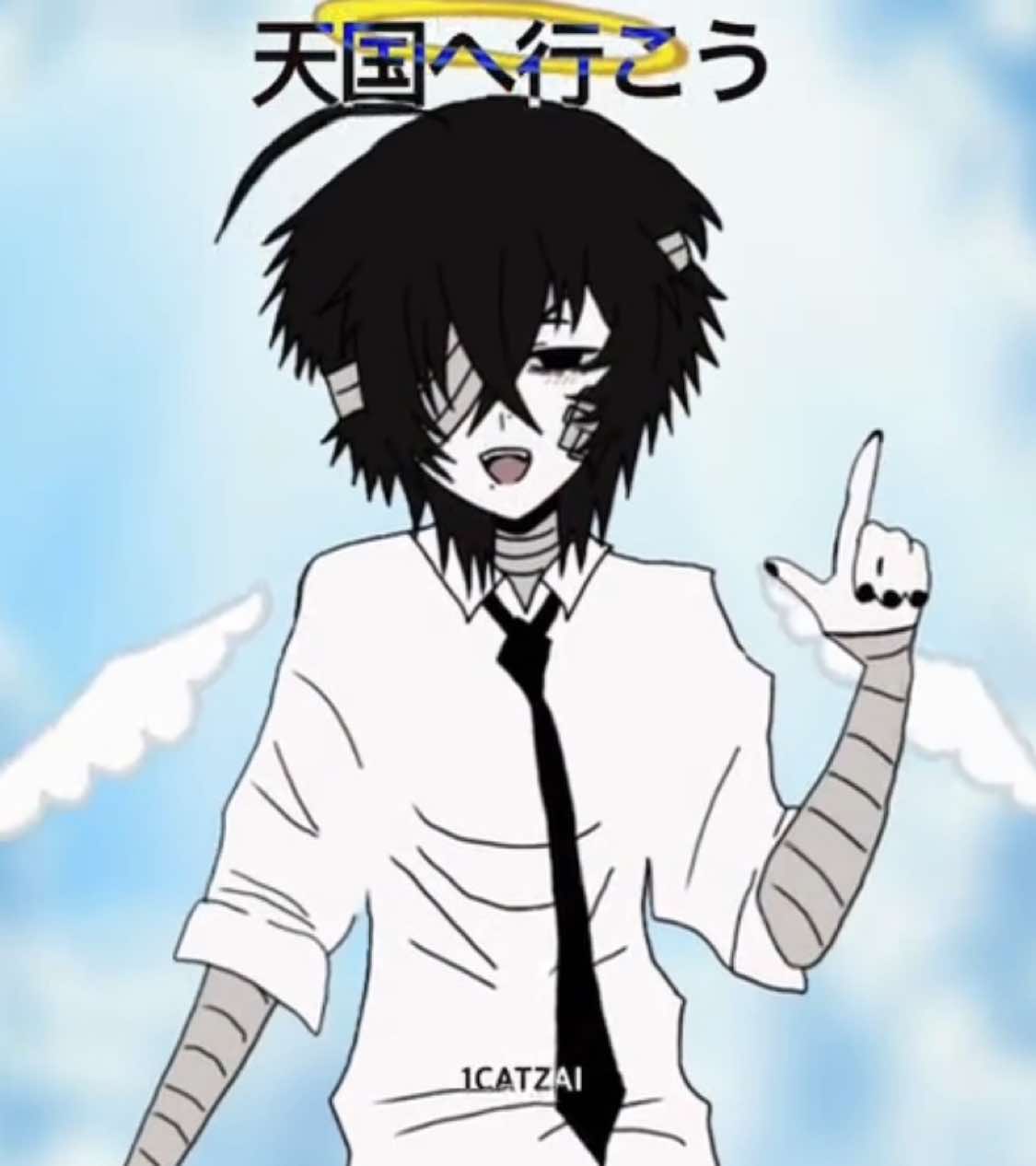 Can u tell i drew the hands by myself… also ts was way better in my head #bsd #15dazai #dazai #tween #dazaiosamu 