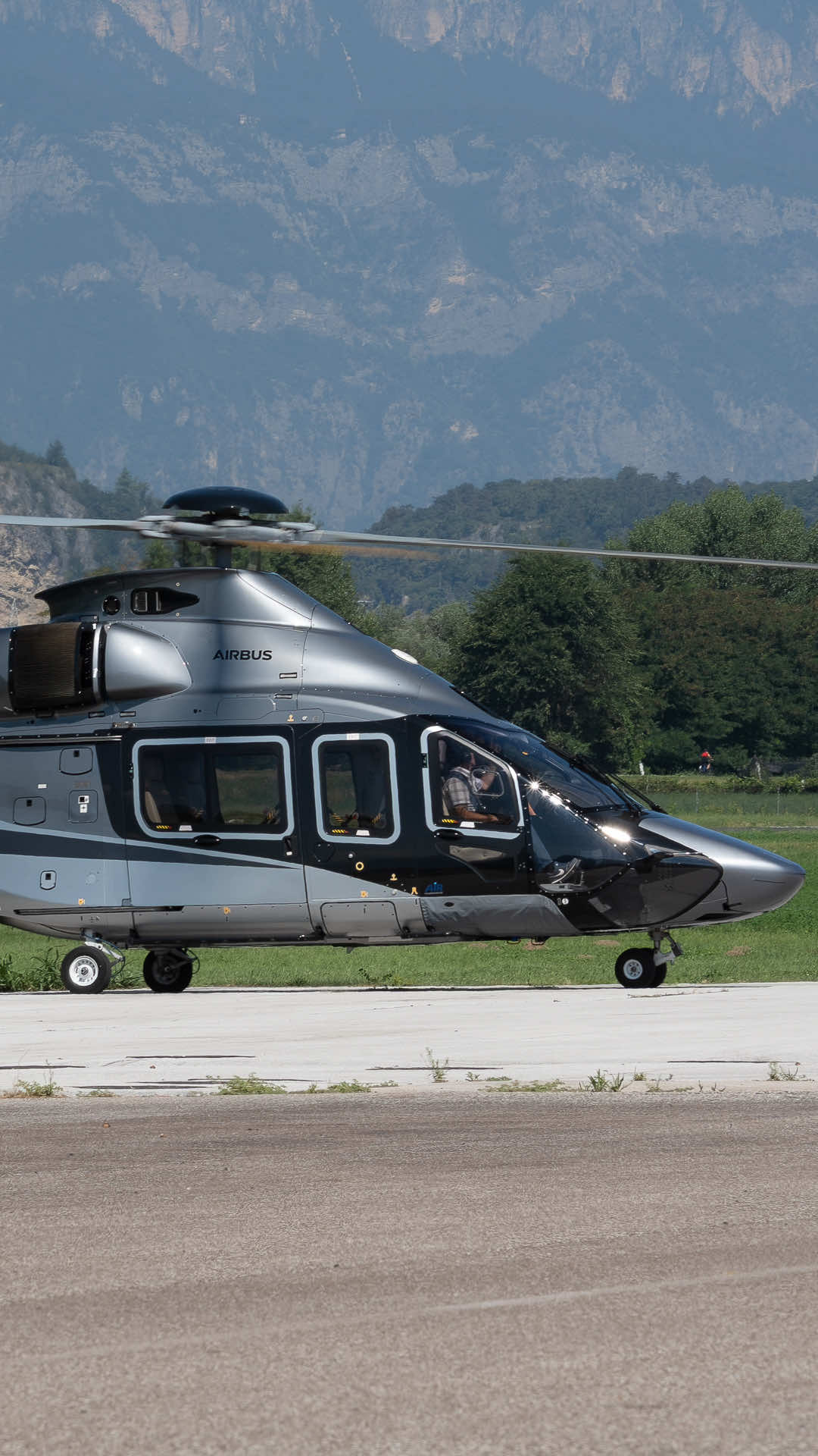 🇮🇹 Airbus Helicopters H160 (I-LRSB) in atterraggio presso Airbus, aeroporto di Trento-Mattarello (LIDT). L’H160 è il simbolo del lusso e dell’innovazione nel settore elicotteristico. Progettato per ridurre consumi e rumorosità, offre comfort ai massimi livelli grazie alle sue linee moderne e soluzioni tecnologiche all’avanguardia. Questo esemplare in particolare è configurato per transfer di alto livello, unendo eleganza, efficienza e sicurezza per un’esperienza di volo esclusiva . 🇬🇧 Airbus Helicopters H160 (I-LRSB) landing at Airbus, Trento-Mattarello Airport (LIDT). The H160 stands as a symbol of luxury and innovation in the helicopter world. Designed to reduce fuel consumption and noise, it offers top-class comfort with its modern lines and cutting-edge technology. This specific aircraft is configured for premium transfers, blending elegance, efficiency, and safety to deliver an exclusive flying experience. . 📸 Sony α7S3 + Sony G 200/600 . #airbushelicopters #h160 #luxuryhelicopter #helicoptercharter #viptransfer                         