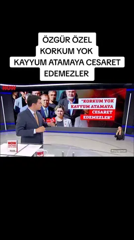 #özgürözel #chp #kayyum #kemalkılıçdaroğlu #nowhaber 