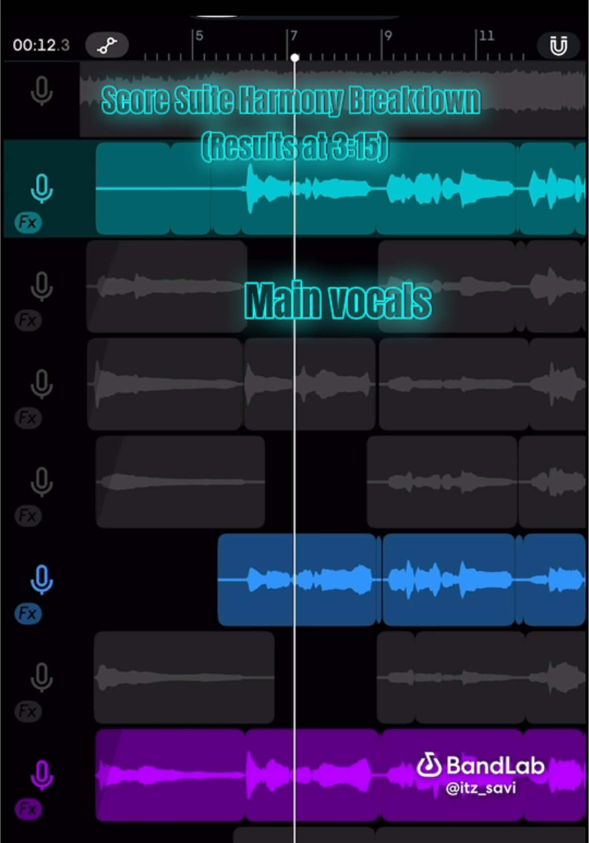 I CANT FIND THE COMMENT THAT ASKED FOR THIS BUT HERE YOU GO! #savidoescovers @BandLab #harmonybreakdown #fypviralシ #fypp