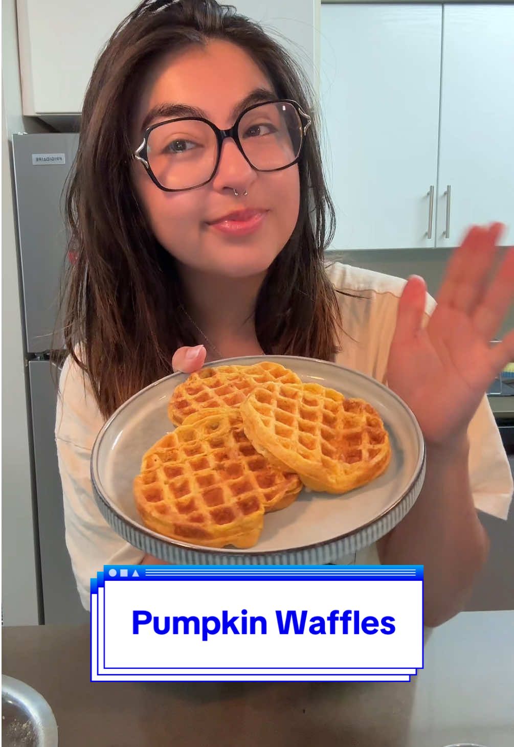 Love an excuse to make never ending pumpkin treats!! #psl #pumpkinwaffles #pumpkinseason #pumpkinspice #baking 