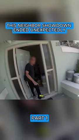 This Neighbor Showdown Ended Unexpectedly (Part 1) #ypt #police #bodycam #cop #cops 