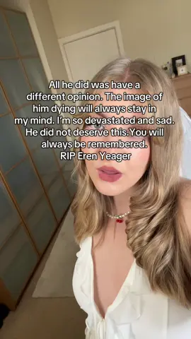 I will never get over him 😔#AttackOnTitan #aot #erenyeager #shingekinokyojin #charliekirk 