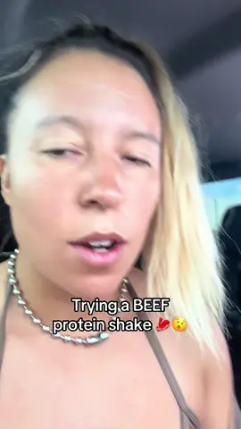 I SMELL LIKE BEEF (gunna be stimming that all dayyy fr) #proteinshake @Luke Schupp 