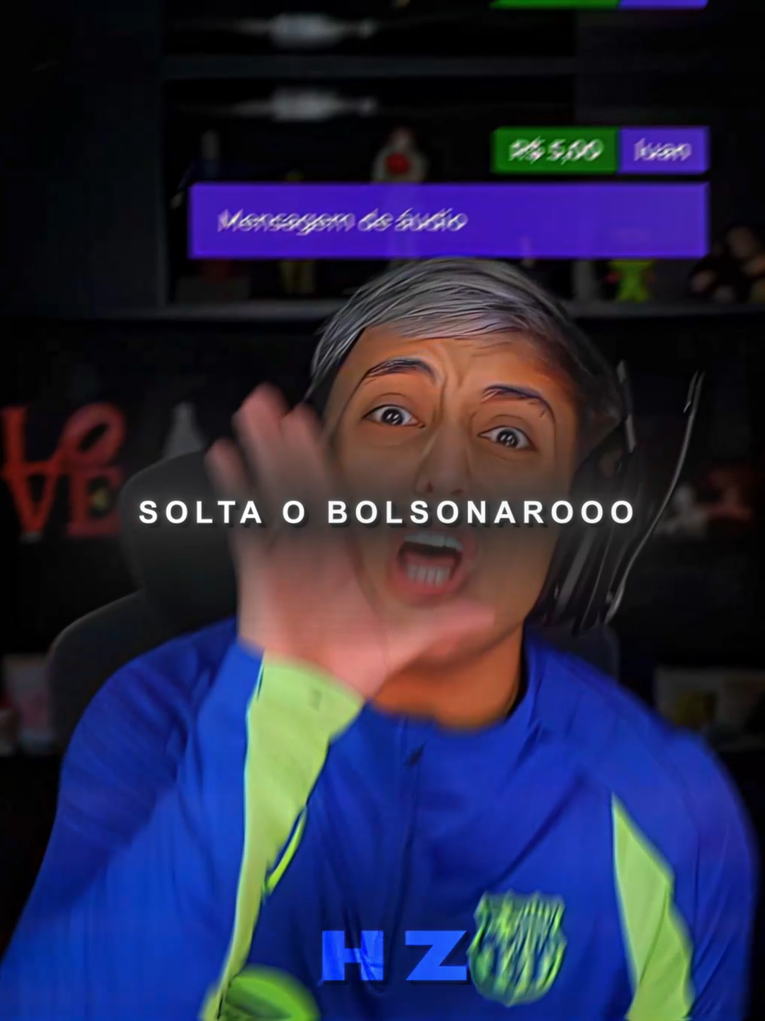 SOLTA O BOLSONARO KRL #fyp #dona #donapecinha #4kedit #viralditiktok #edit