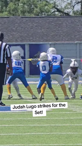 Judah Lugo scores the touchdown! #fyp #football #footballvideo 