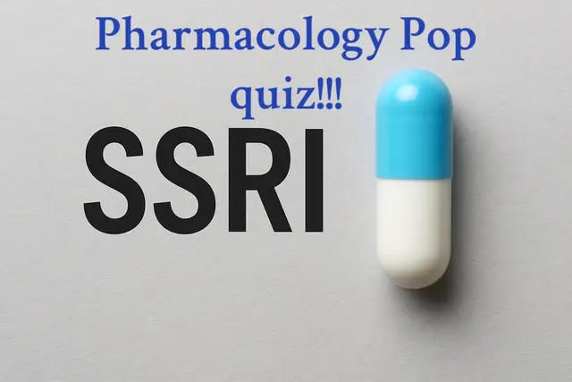 Time for a pop quiz! SSRIs are a very prominently prescribed medication but can come with some risks, as most meds can! Put your answer in the comments! 