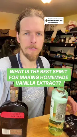 Replying to @Kyricovil in this video we discussed the different types of spirits I use when I’m making my homemade vanilla extract. #VanillaExtract #homemadevanillaextract #Vanillabean #Vanilla #Homemade  